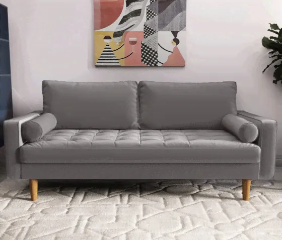 Диван Scott 177X81X84 CM серый HomeAdore