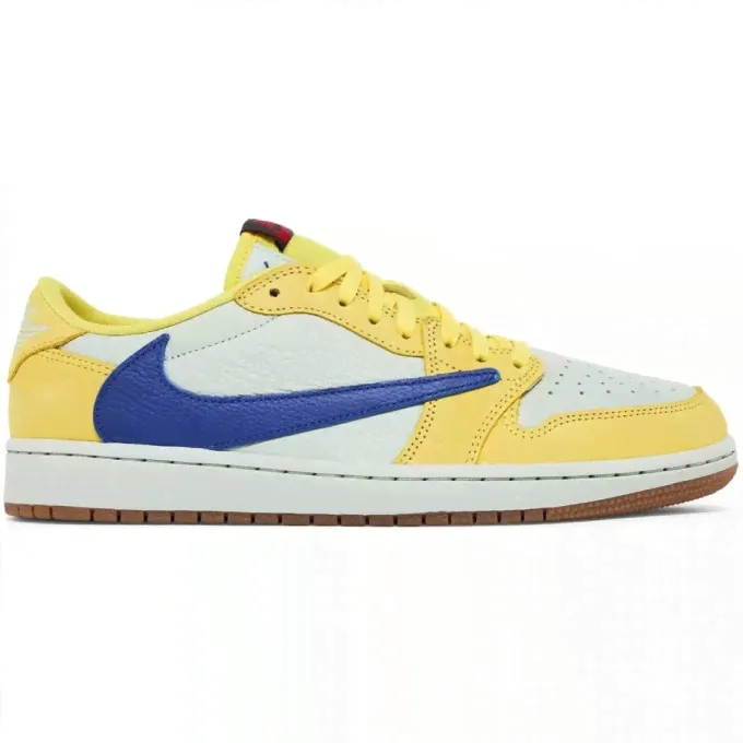 Кроссовки Travis Scott X Wmns Air Jordan 1 Retro Low OG SP Canary