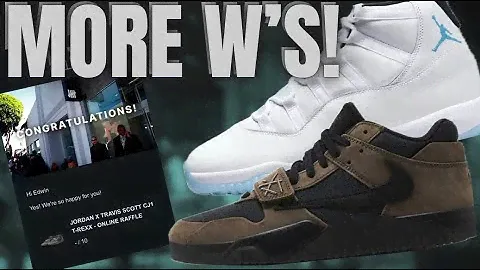 MAJOR W’S! TRAVIS SCOTT JUMPMAN JACK DARK MOCHA & AIR JORDAN 11 LEGEND BLUE SNKRS SHOCKDROP RECAP!