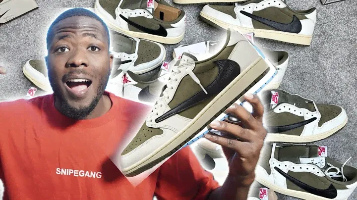 TRAVIS SCOTT OLIVE GIVEAWAY!! JORDAN 11 LEGEND BLUE!!