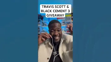 TRAVIS SCOTT & BLACK CEMENT 3 GIVEAWAY TODAY!! GO NOW!!!