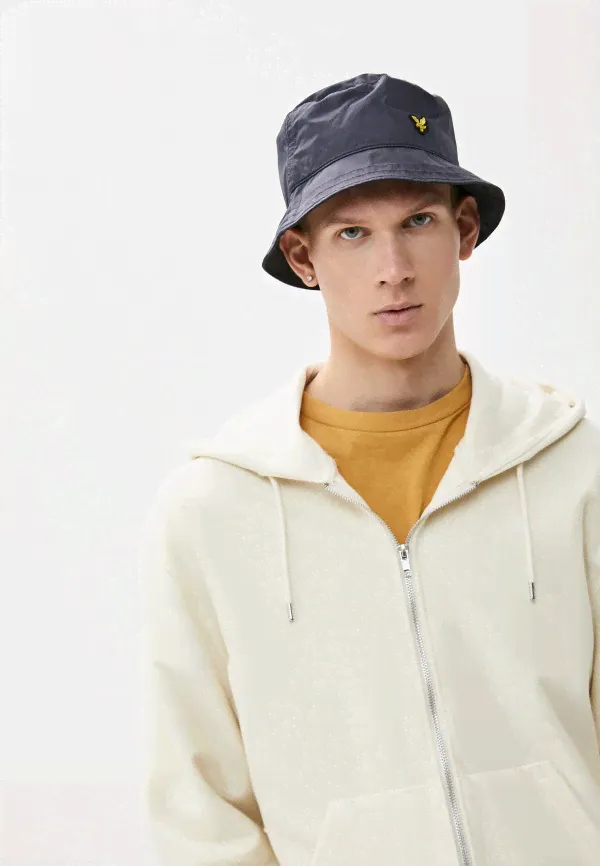 Панама Lyle & Scott, Серый, Ripstop Bucket Hat-2
