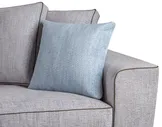 Диван Flexform Scott 1L104+1L198*4+1L199*4 frassino tinto wenge, основа и 4 подушки 60*60 - ткань 1003 esino, кант 131; 4 подушки 52*48 - 1002 esino