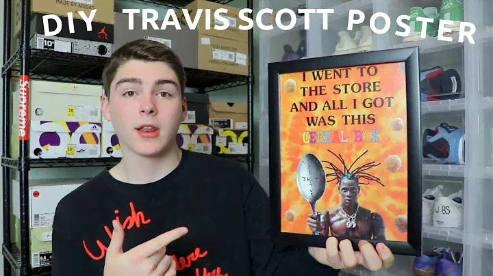 DIY TRAVIS SCOTT REESE'S PUFFS POSTER!!! *UNDER $10*