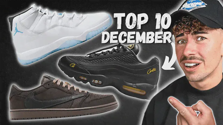 Top 10 BEST Sneakers DECEMBER! HUGE Giveaway & More!